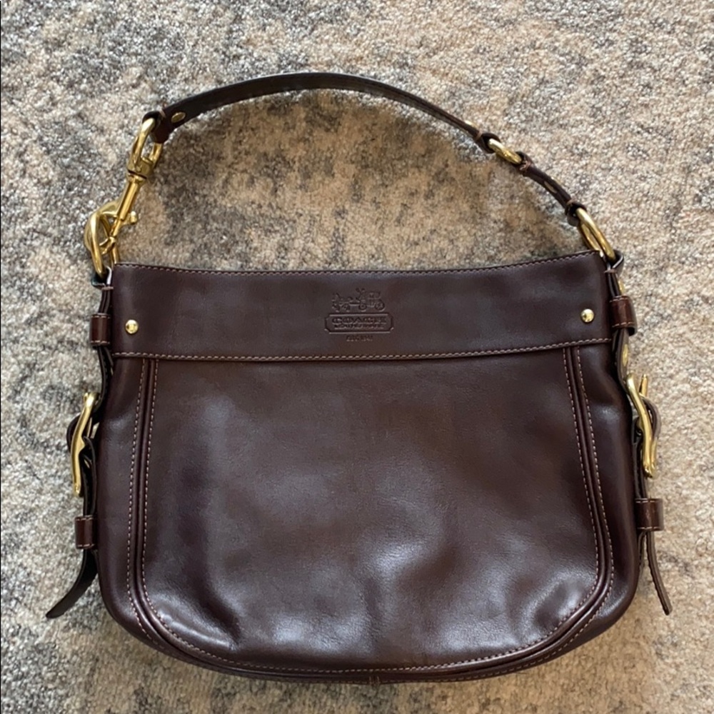 Coach leather bag